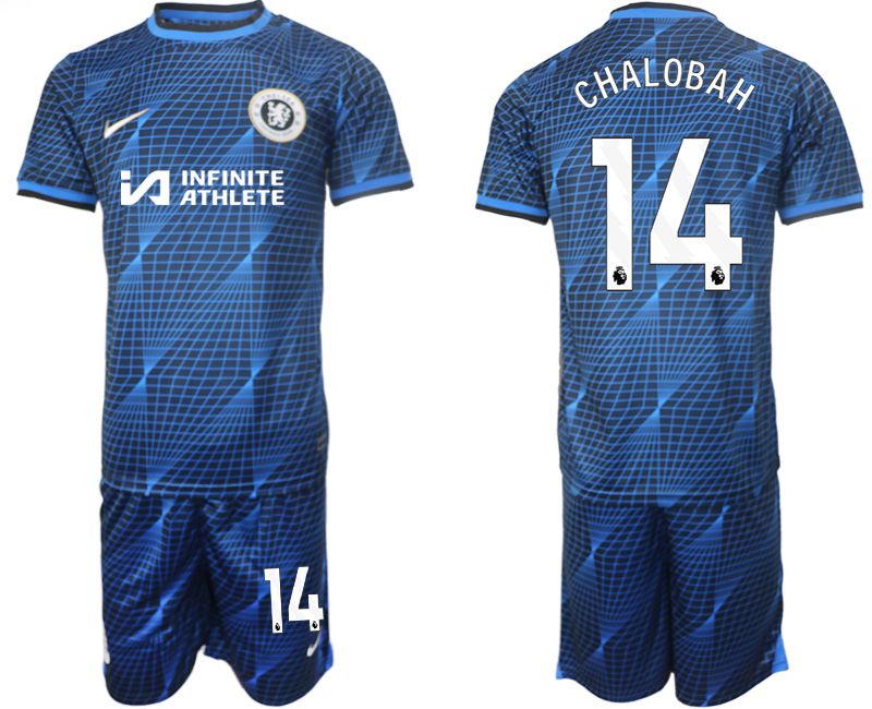 Men 2023-2024 Club Chelsea away blue 14 Soccer Jersey